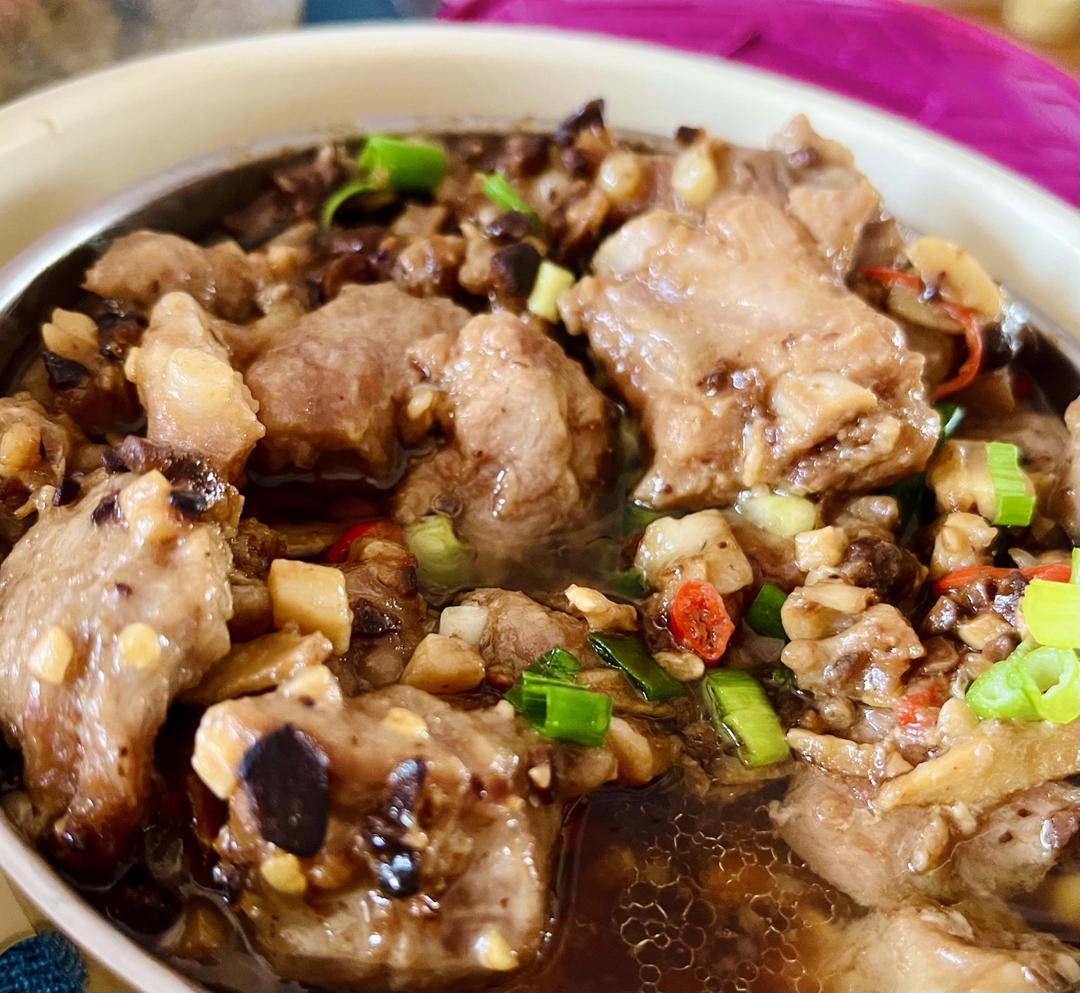 豆豉蒸排骨