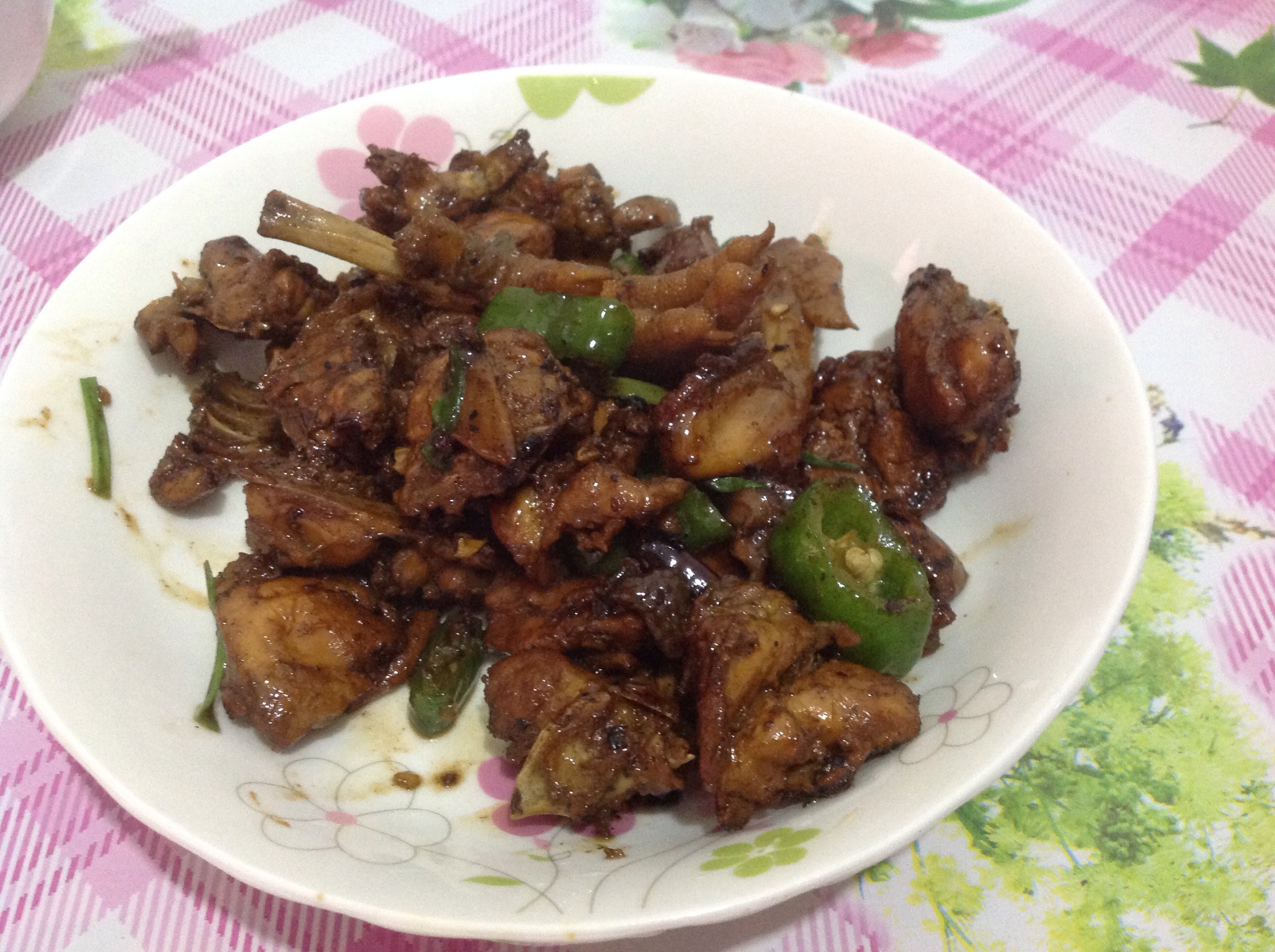 家常红烧鸡块