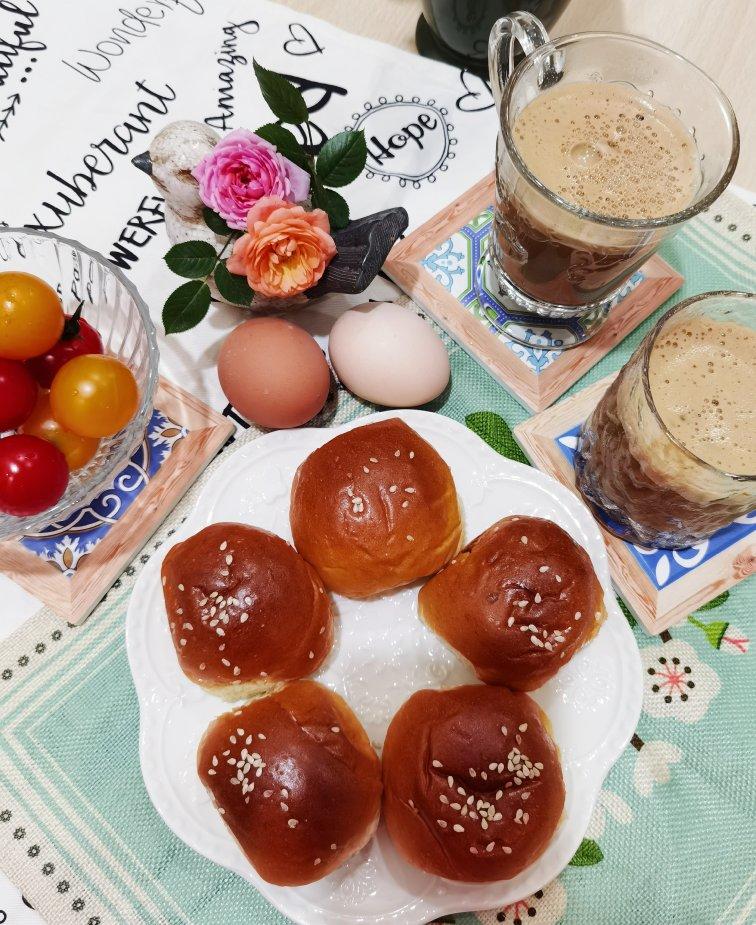 汉堡胚面包餐包（视频夏季轻松快速手揉手套膜方法）