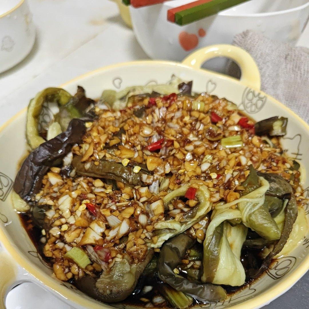 快手蒸茄子，茄子最简单的做法