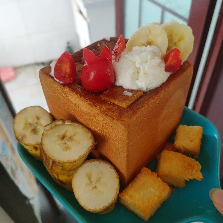 空气炸锅版“冰淇淋吐司诱惑”