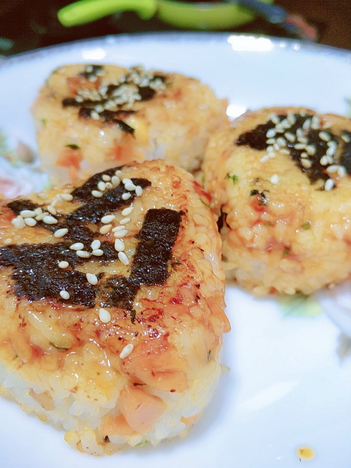 巨好吃的日式芝士饭团㊙️消耗剩米饭