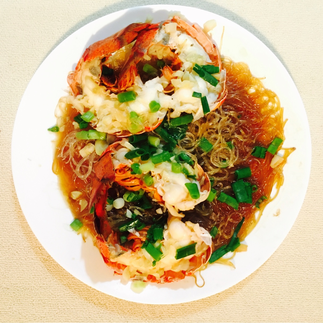 蒜蓉龙虾蒸粉丝