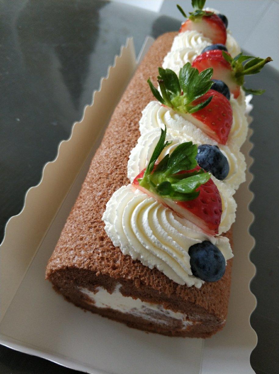 毛巾面可可蛋糕卷‼️变身精致小蛋糕