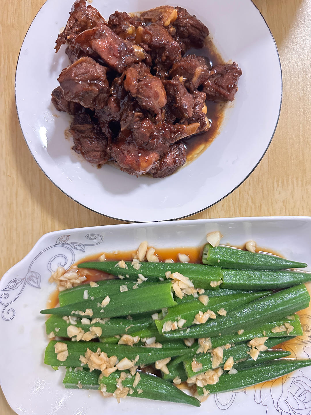 蒜蓉秋葵