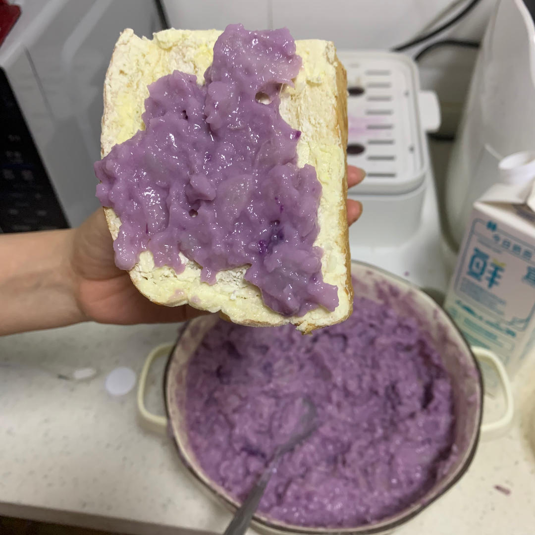 超浓稠的芋泥 好吃 不用炒