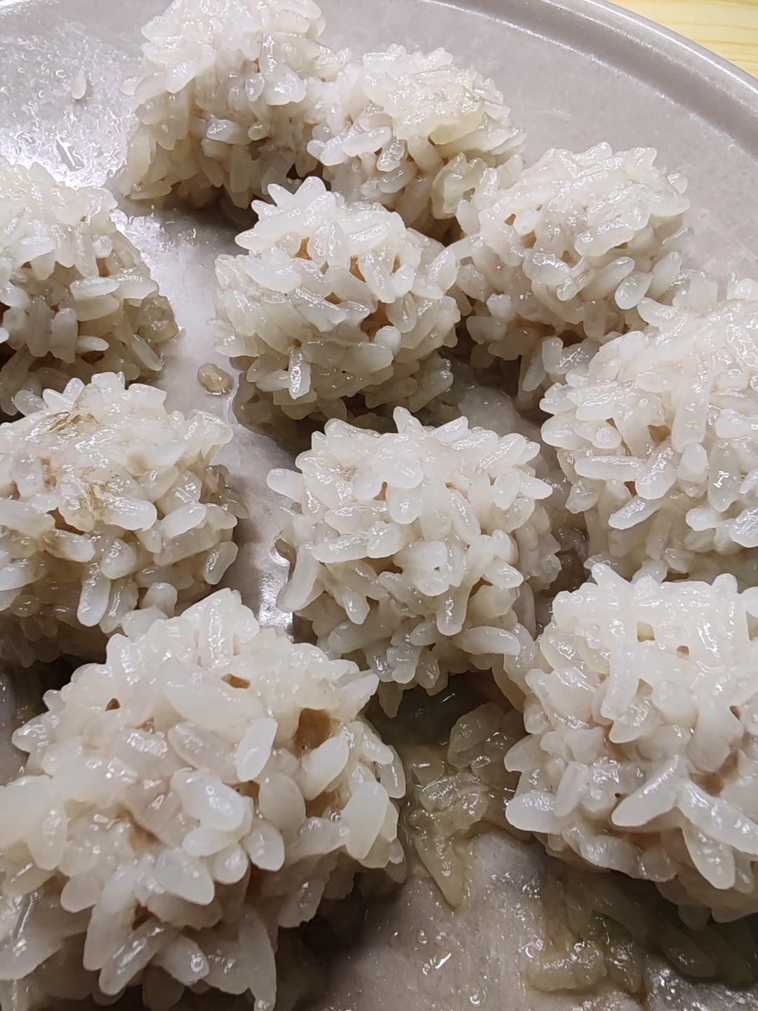 蒸糯米丸子