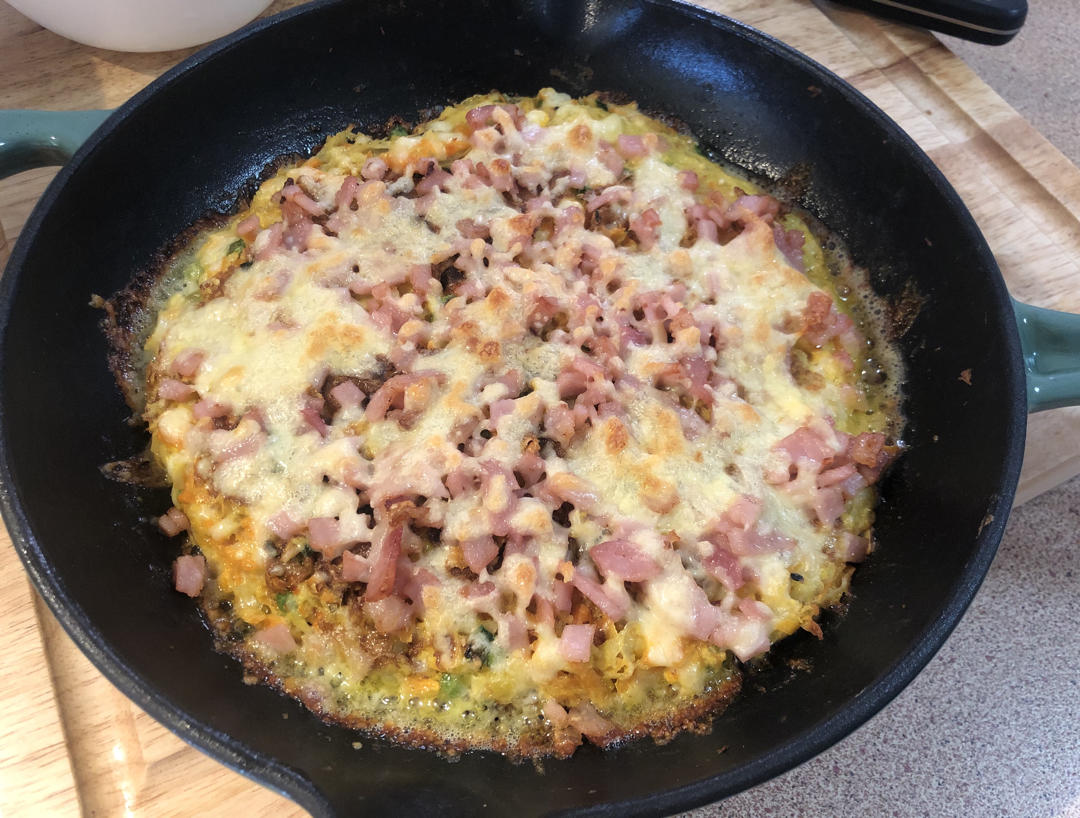 【健康少油】专门清理冰箱剩余食材的健康披萨pizza（燕麦红薯饼底）