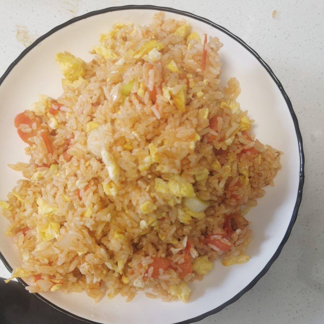 番茄鸡蛋炒饭