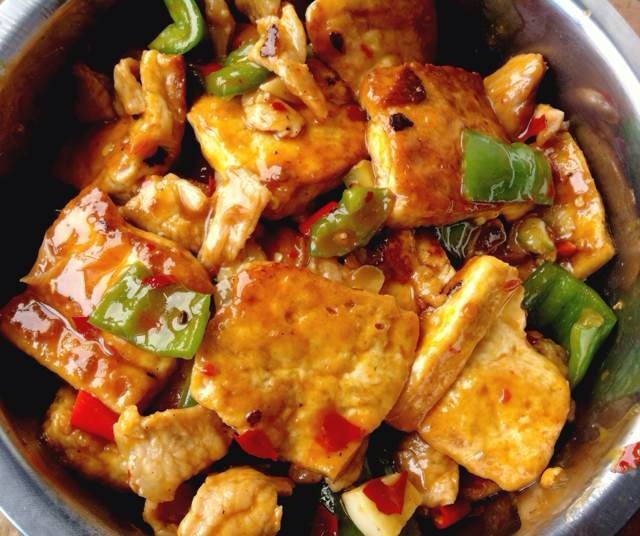 左手在秋天做的家常豆腐