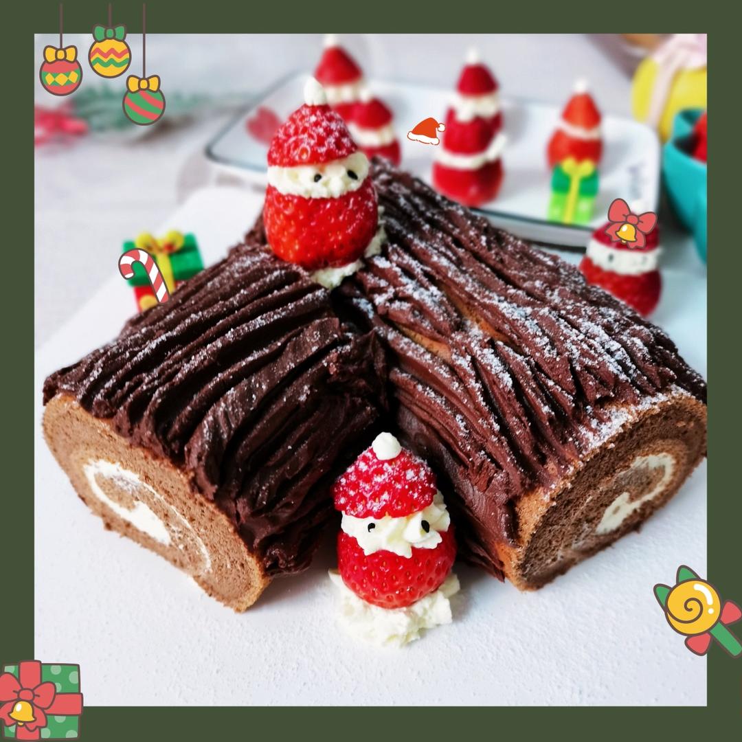 圣诞树桩蛋糕（完全攻略）
