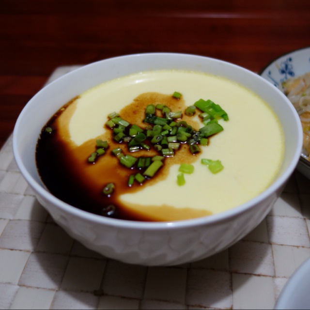 元贝肉蒸蛋白