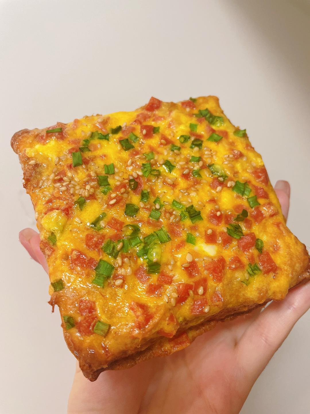 芝士葱香岩烤吐司的做法