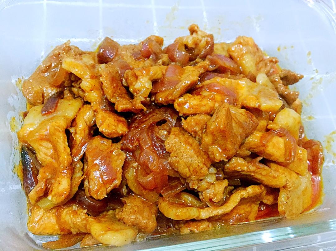 洋葱炒肉