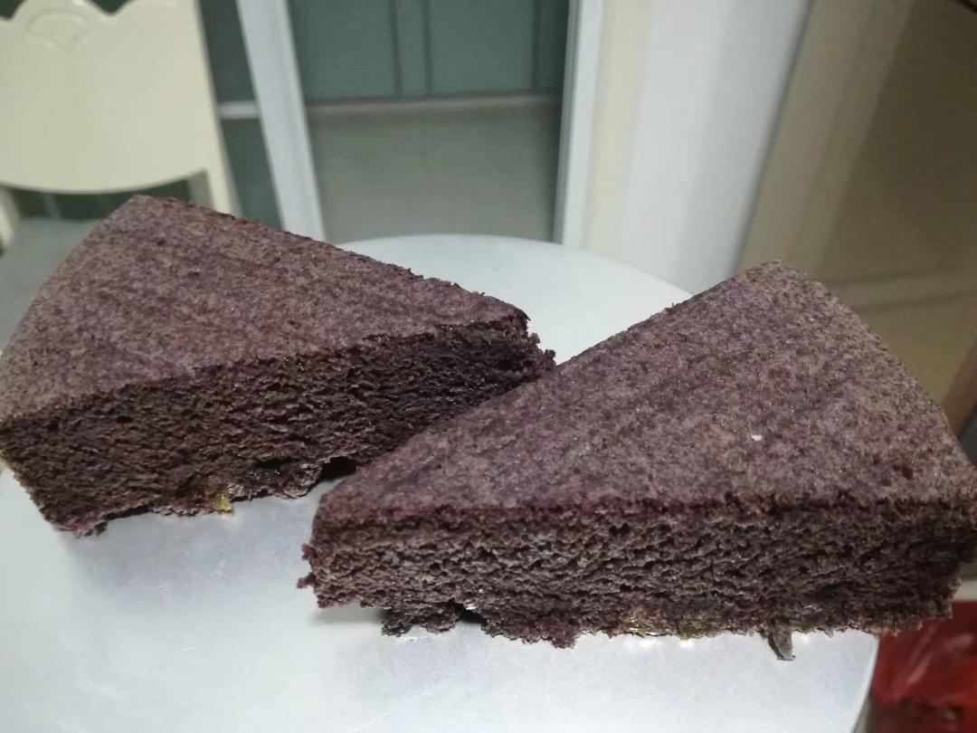 健康美味的黑米糕