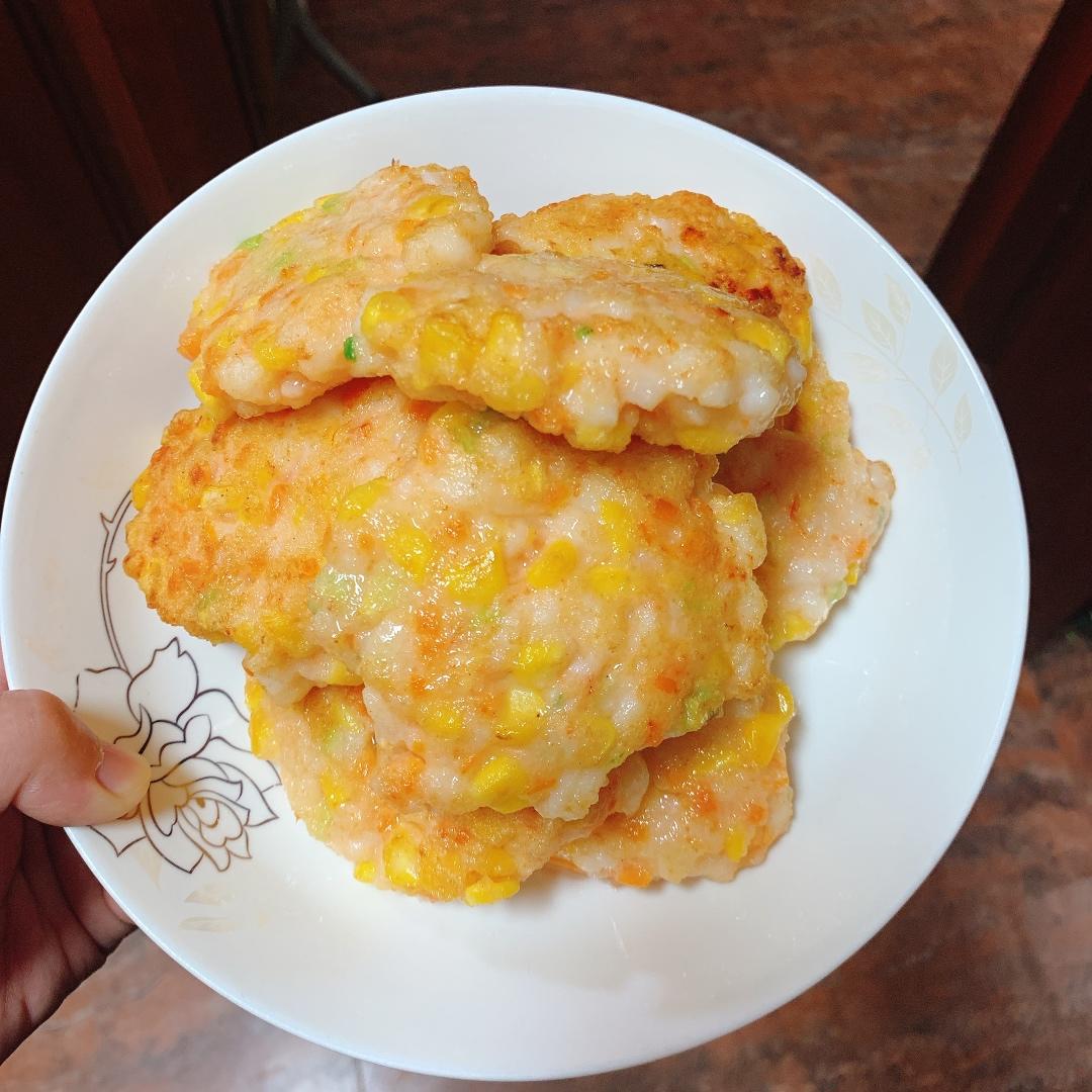 看得见虾肉的虾饼—虾饼汉堡🍔