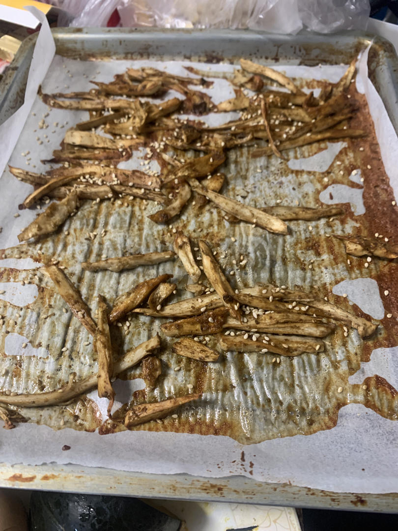 比肉好吃的烤箱烤杏鲍菇