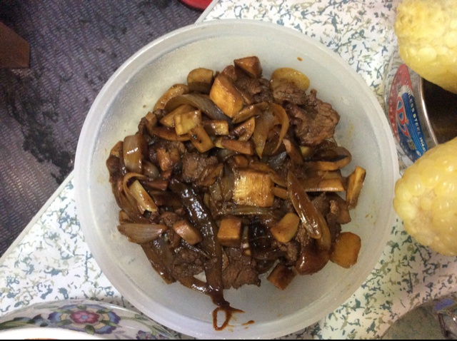 黑椒牛肉粒