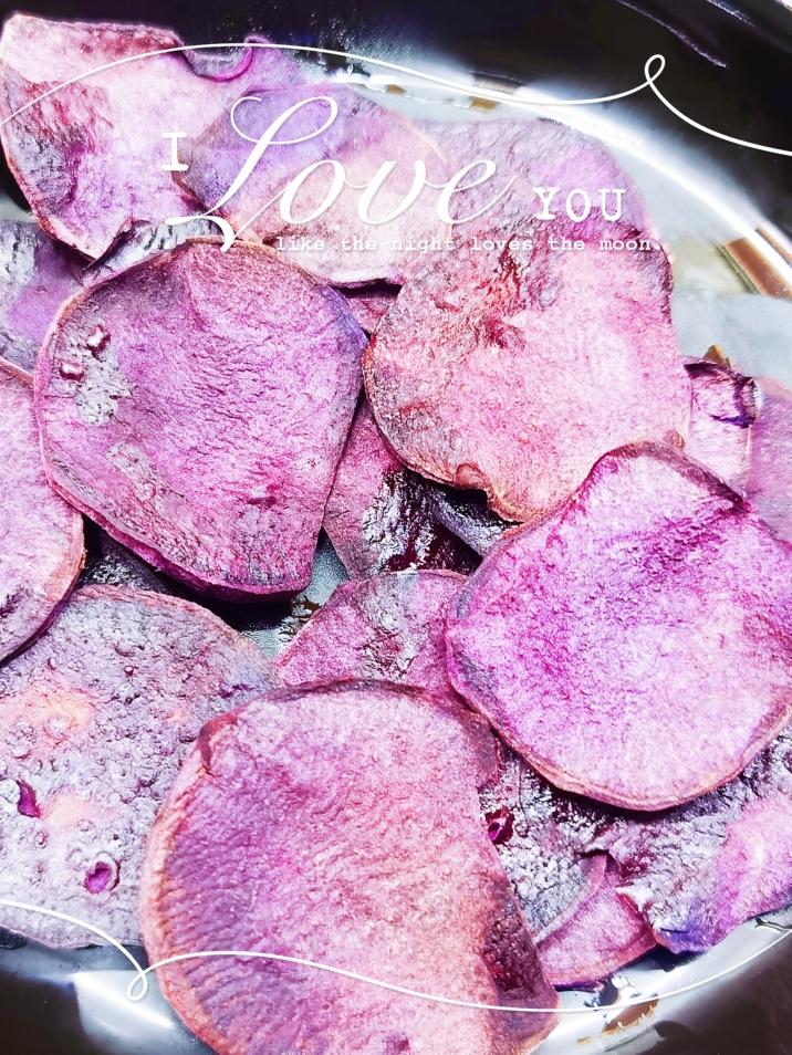 8分钟光波炉紫薯脆