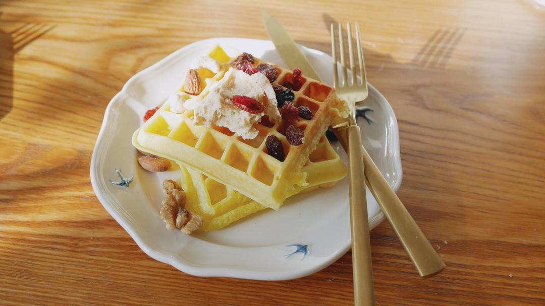 布鲁塞尔华夫饼（糯米粉版）