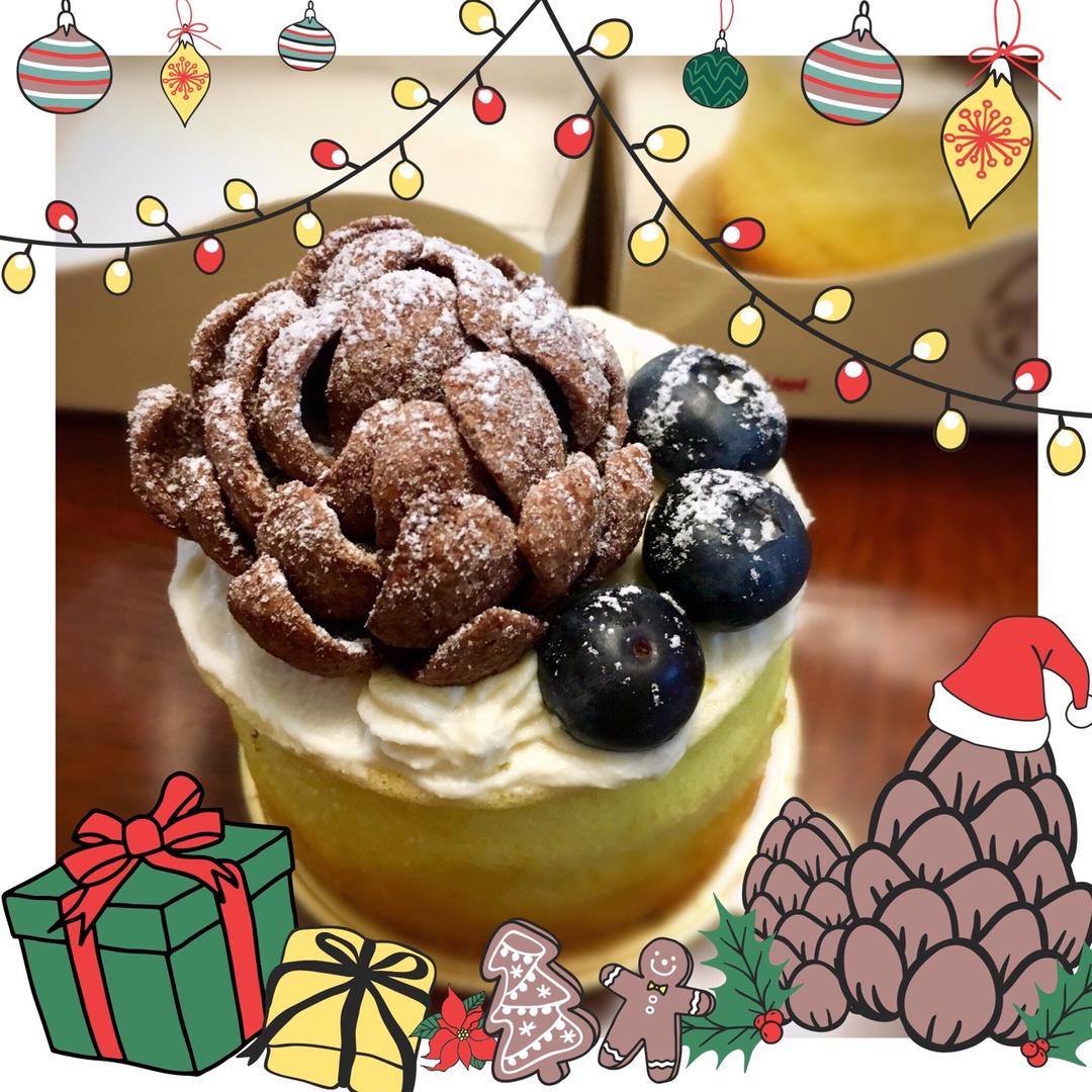 『百利甜红茶戚风』酒香、奶香、茶香。