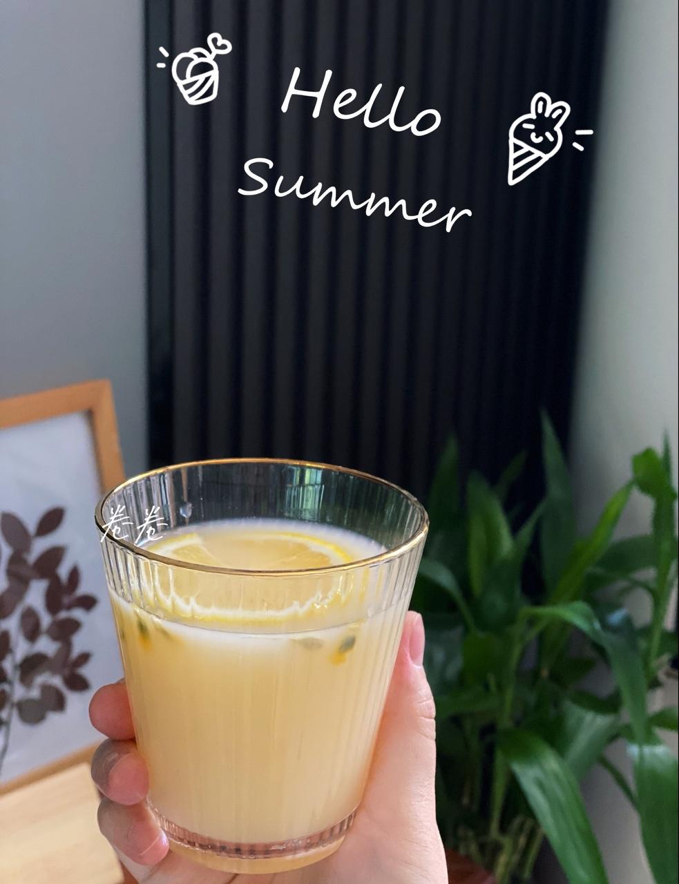 养乐多百香果茶的做法