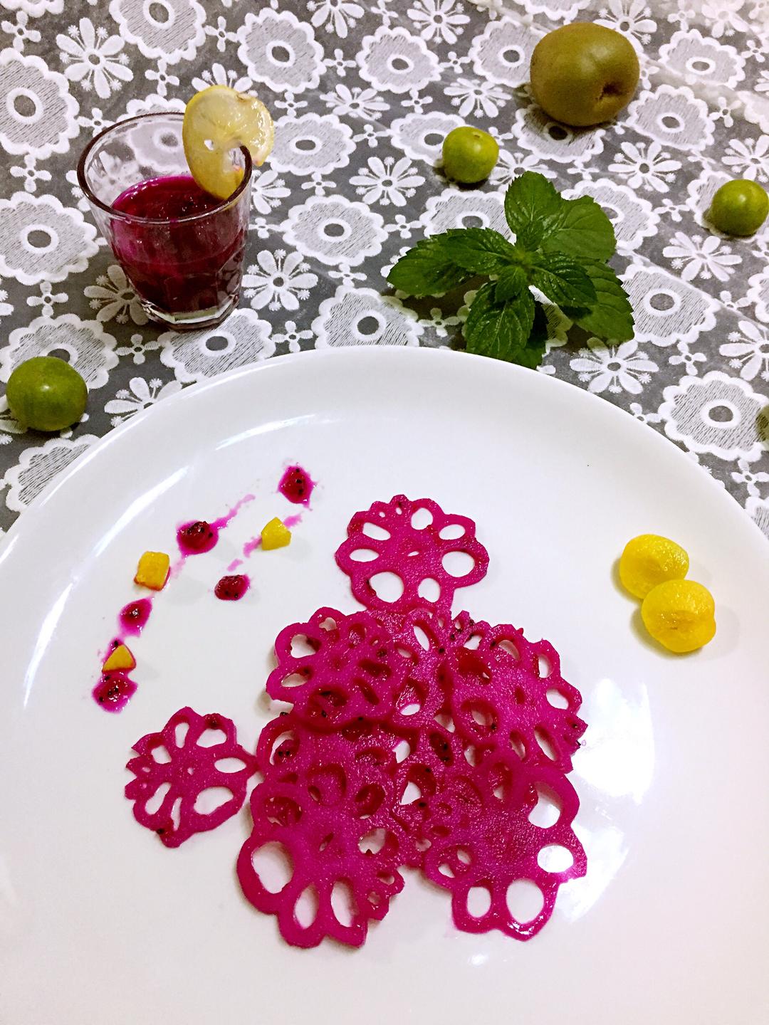 胭脂花藕的做法