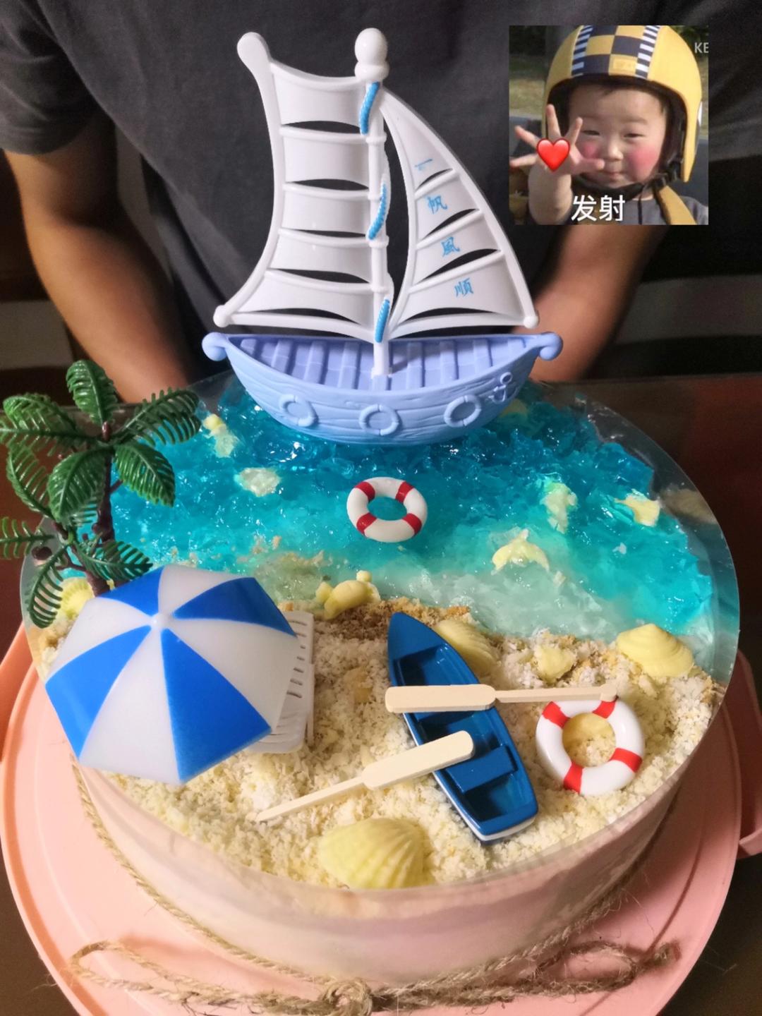 海洋酸奶慕斯蛋糕