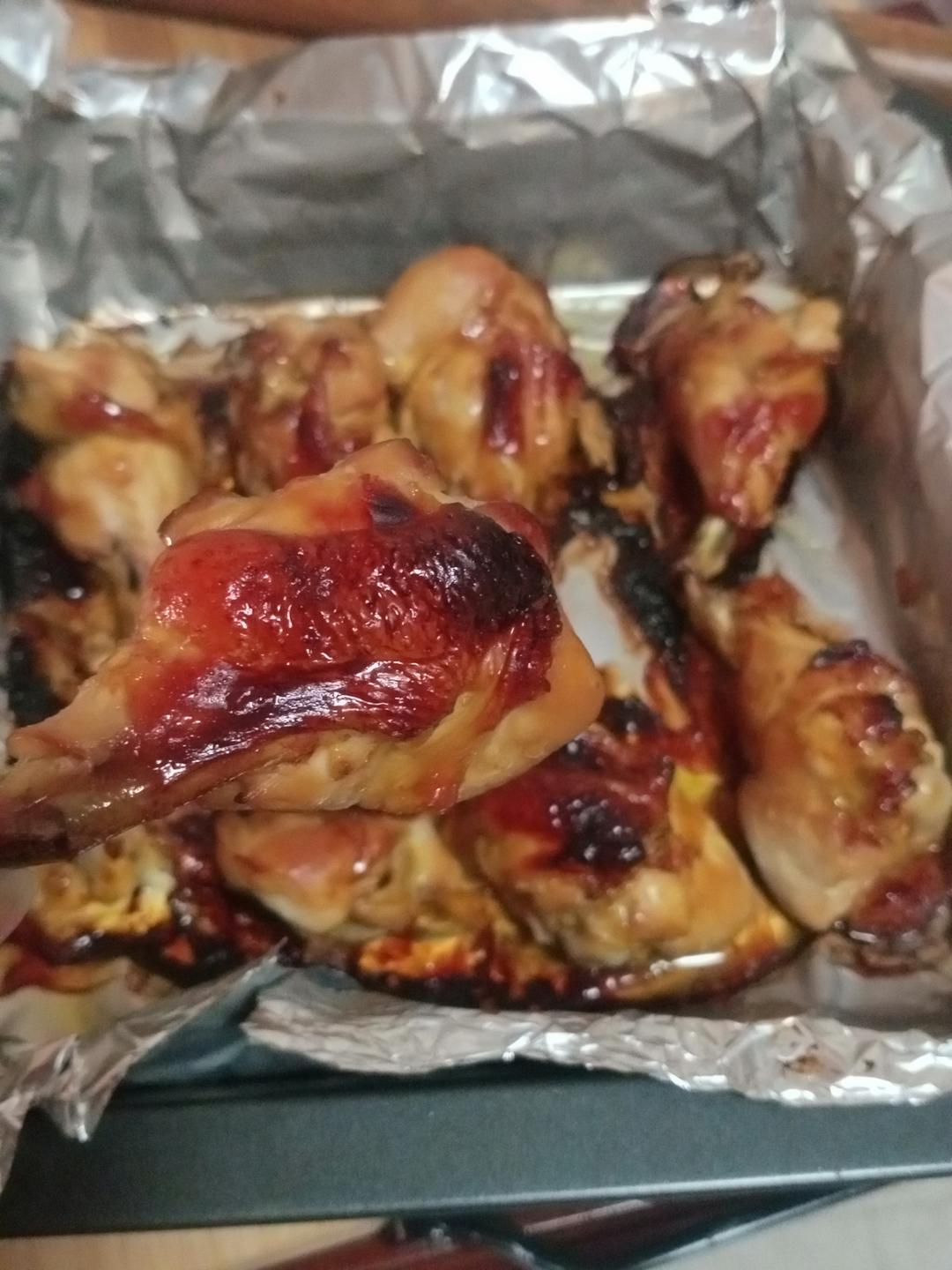 1岁以上宝宝餐—蜜汁烤翅根小鸡腿烤箱版