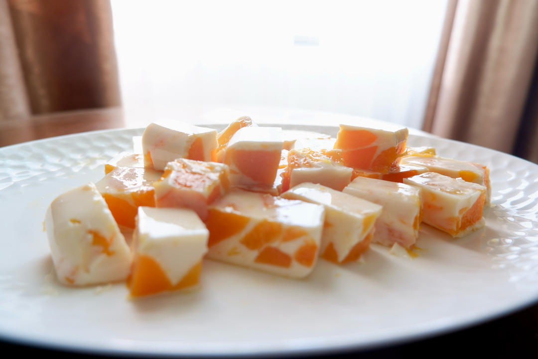 芒果牛奶布丁（吉利丁片版）