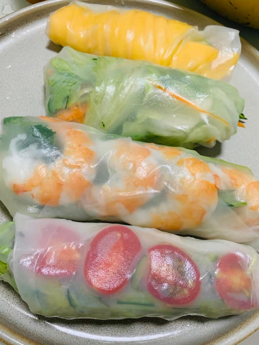 超爽口低卡多彩越南春卷|夏日享瘦
