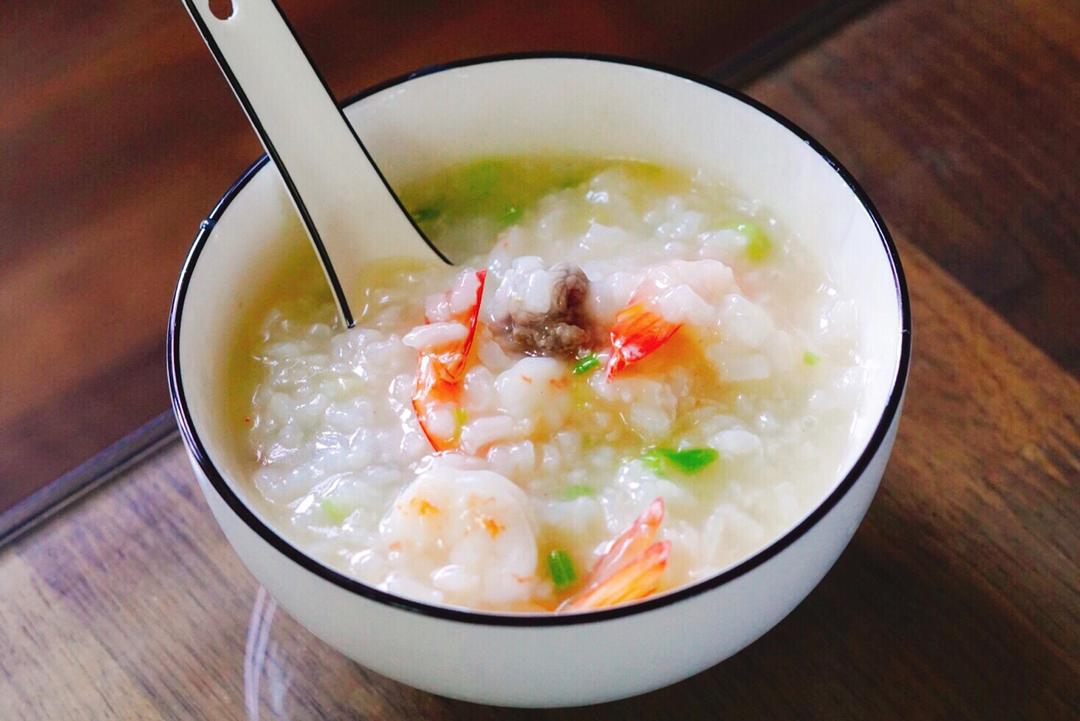 十五分钟快手之砂锅鲜虾粥(附5分钟电饭煲电压力锅更快捷方法)