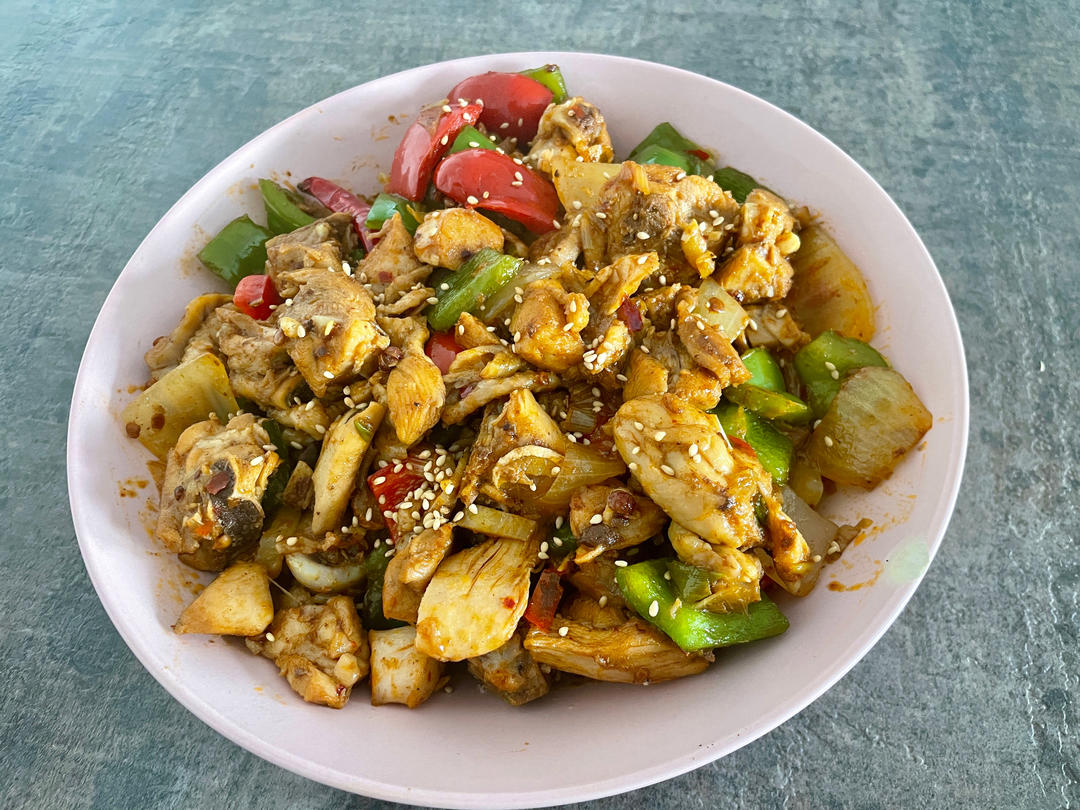 鸡腿最简单的做法能做出最顶级的味道！辣炒鸡腿