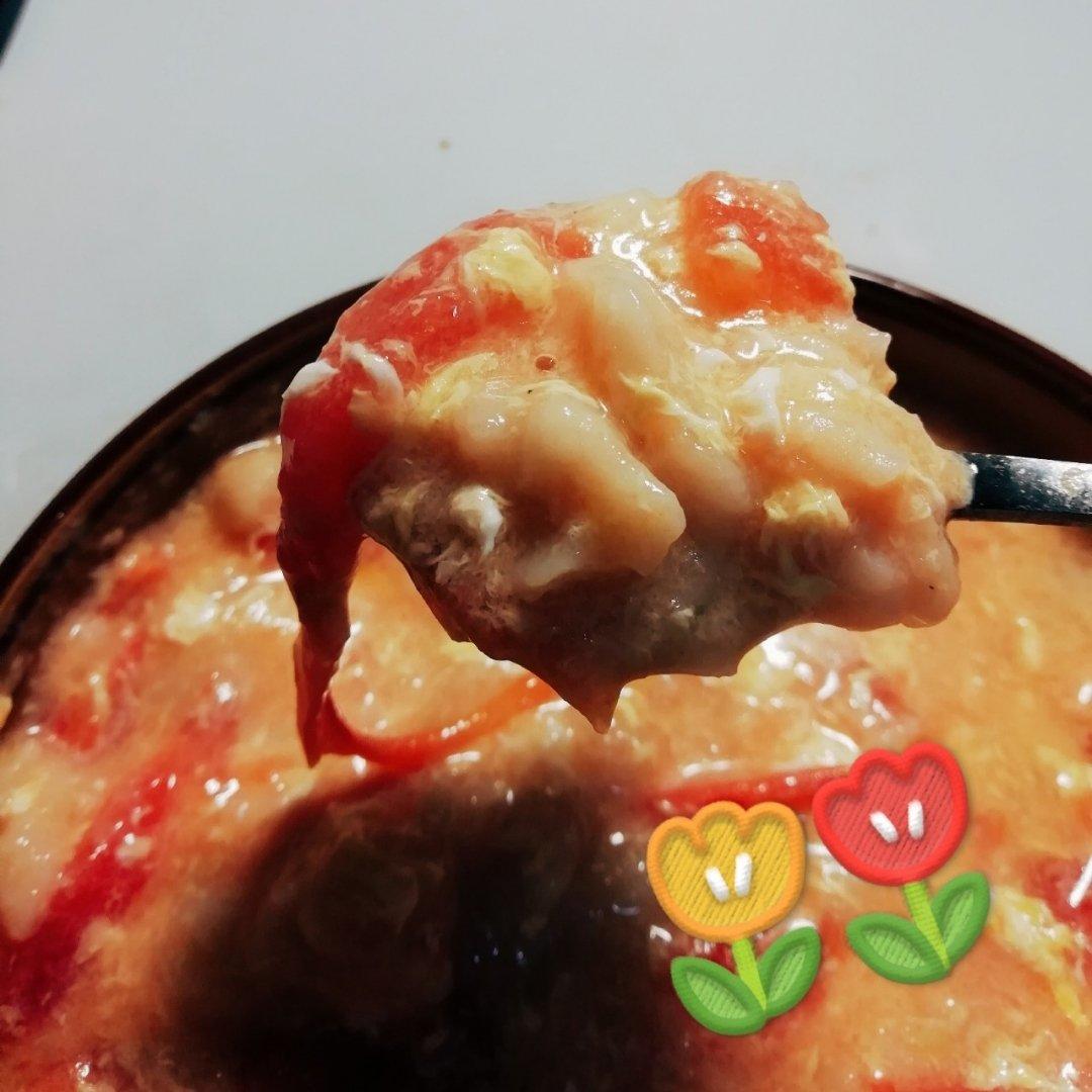 西红柿鸡蛋疙瘩汤