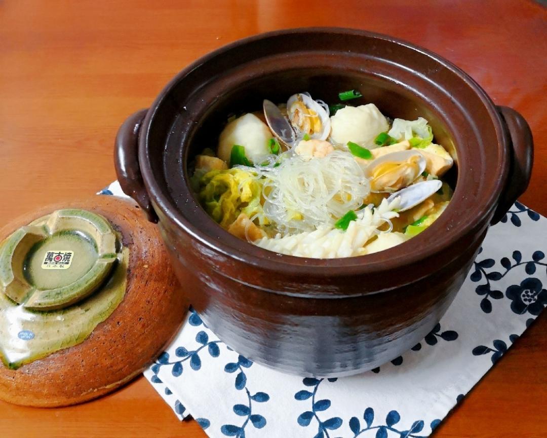 素菜海鲜煲的做法