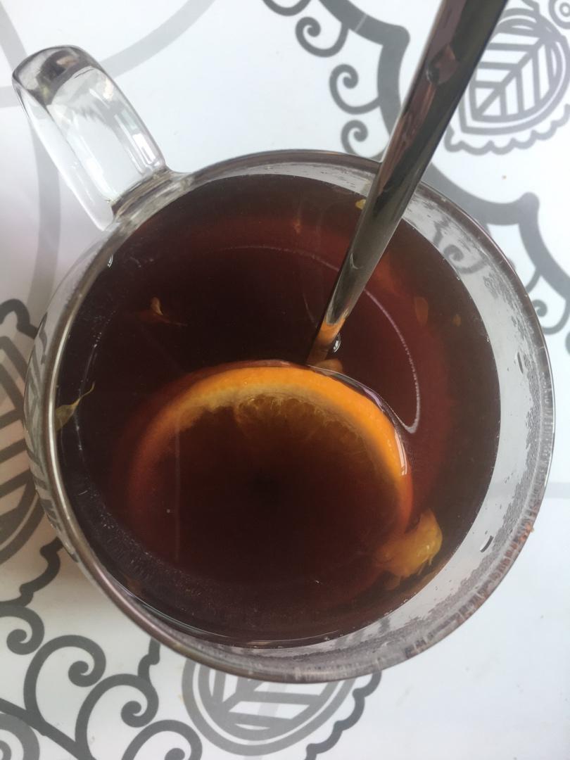 养胃生姜橙子茶