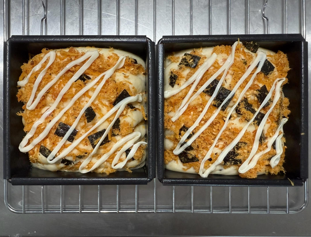 酵种肉松吐司的做法