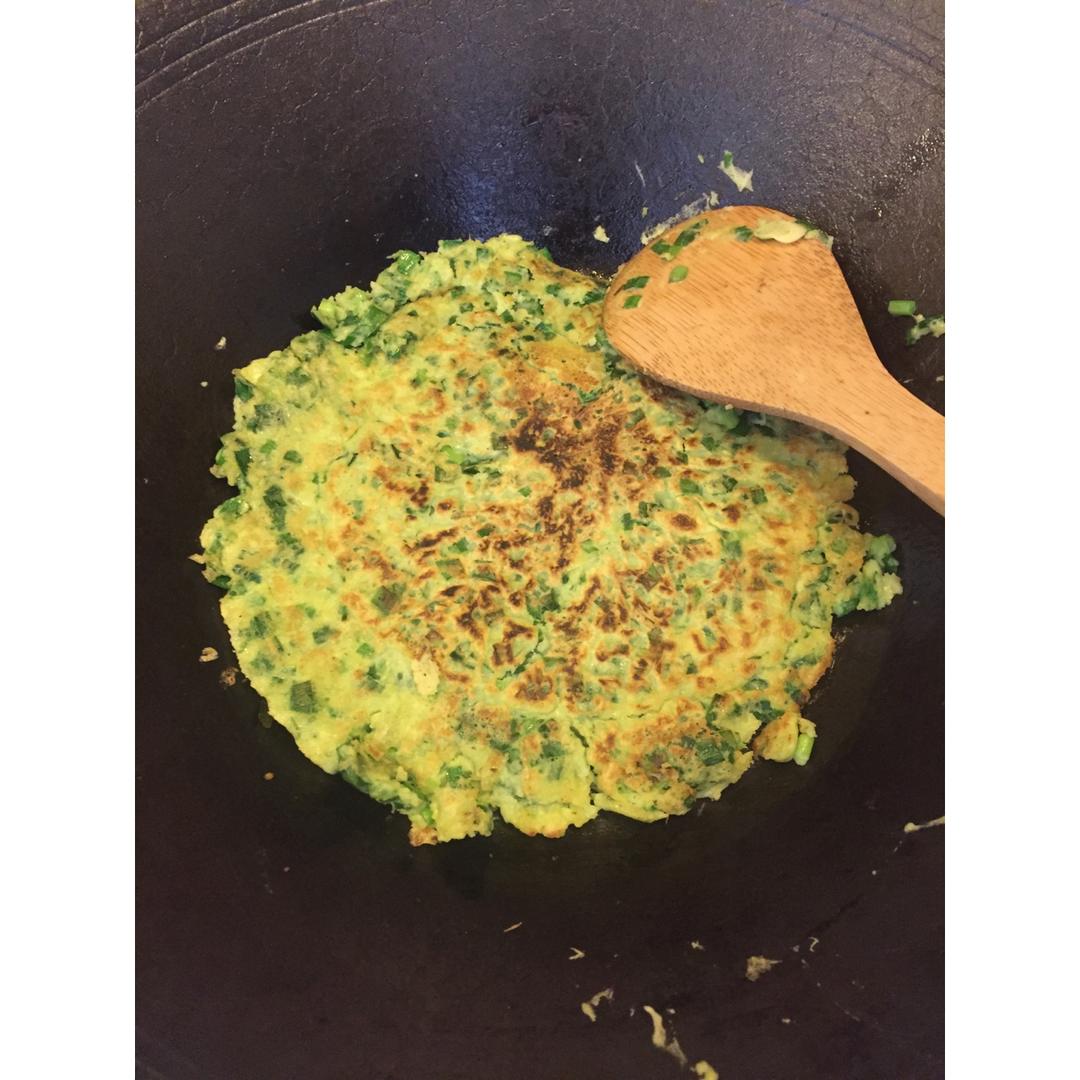 韭菜鸡蛋饼