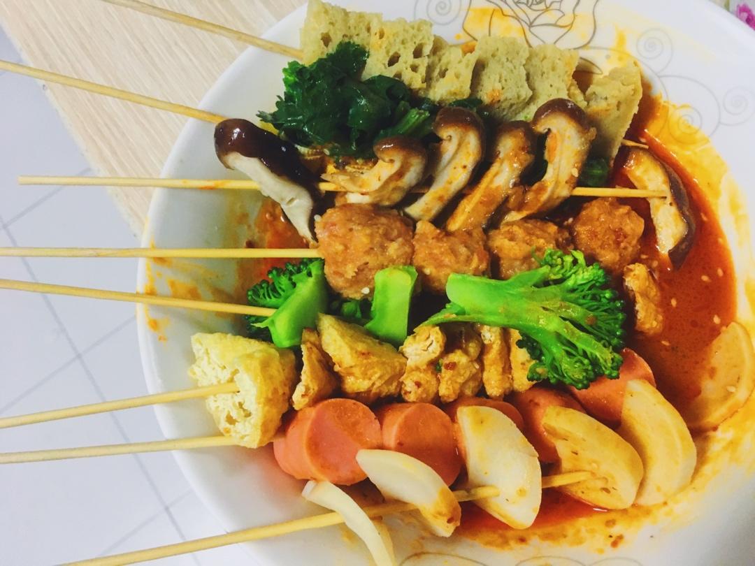 很好吃的冷锅串串