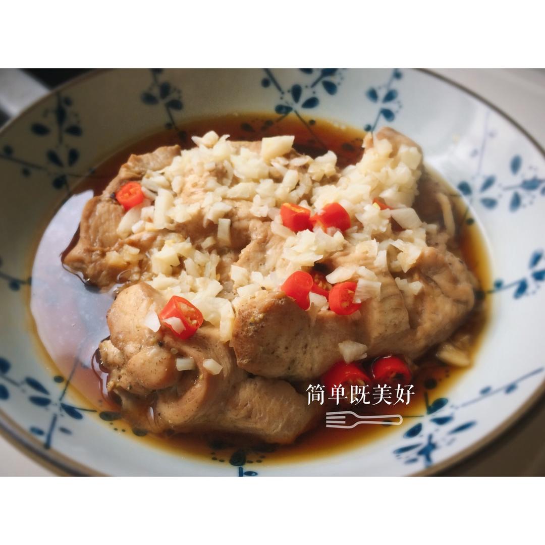 蒜蓉蒸鸡胸（鸡腿）