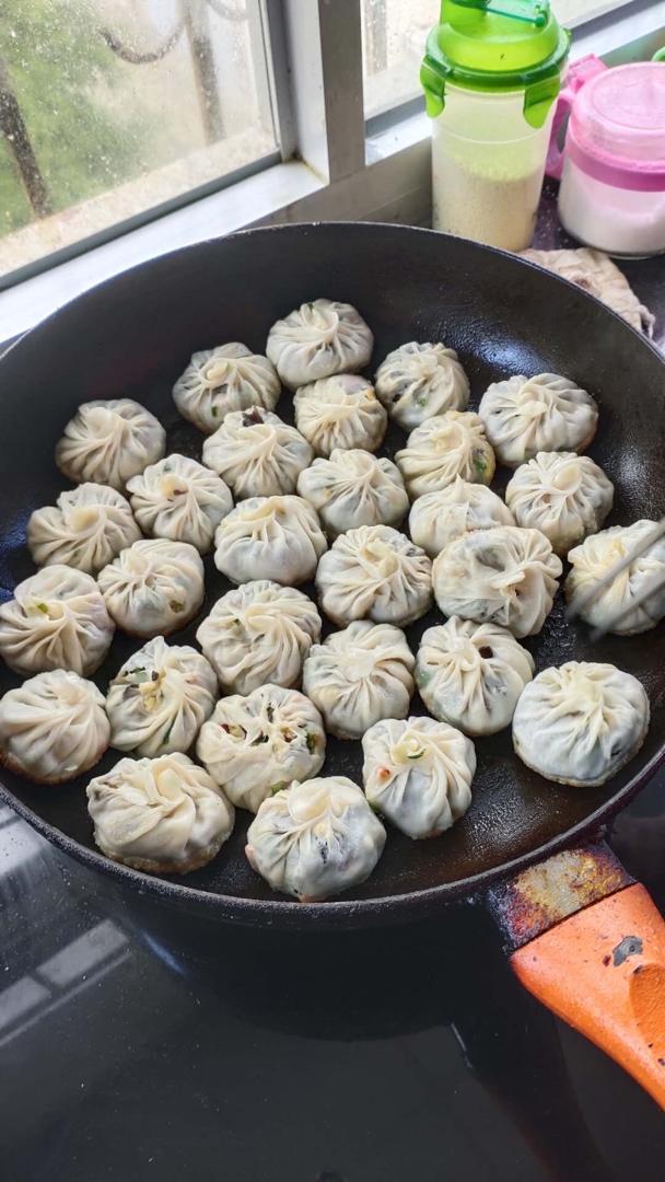 懒人水煎包，不用发面