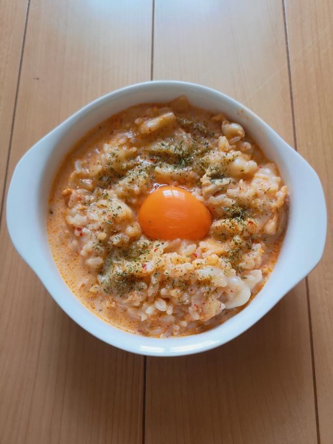 泡菜芝士奶油烩饭