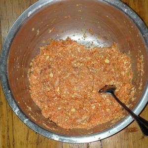 胡萝卜玉米饺子。的做法 步骤4