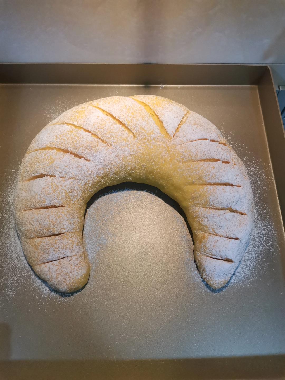 好吃到疯的南瓜奶酪软欧包