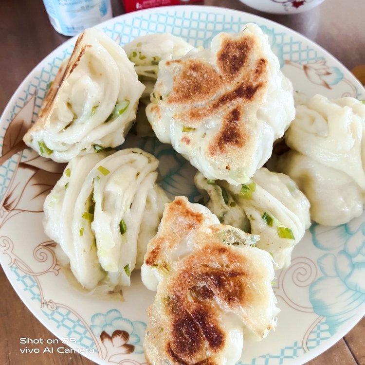 生煎小花卷