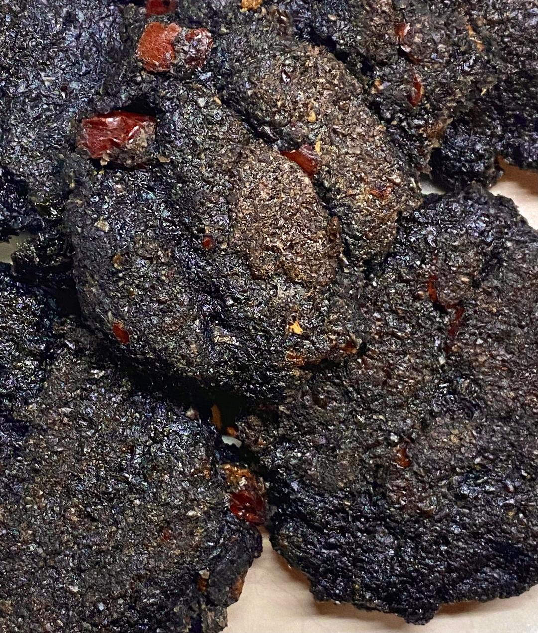 黑芝麻渣饼【黑芝麻糊滤渣】