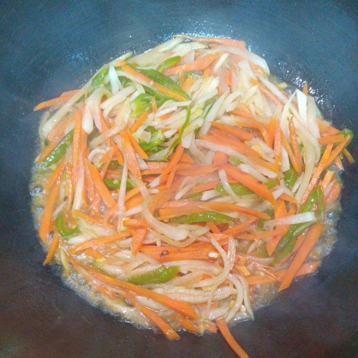 素炒三丝