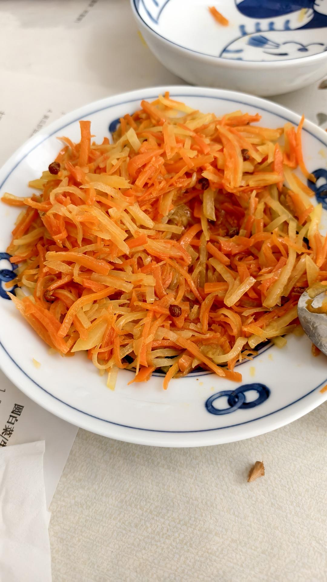 土豆丝胡萝卜丝