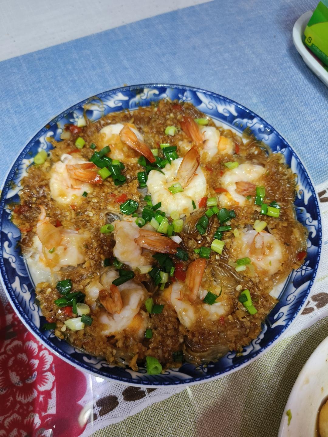 蒜蓉粉丝蒸虾
