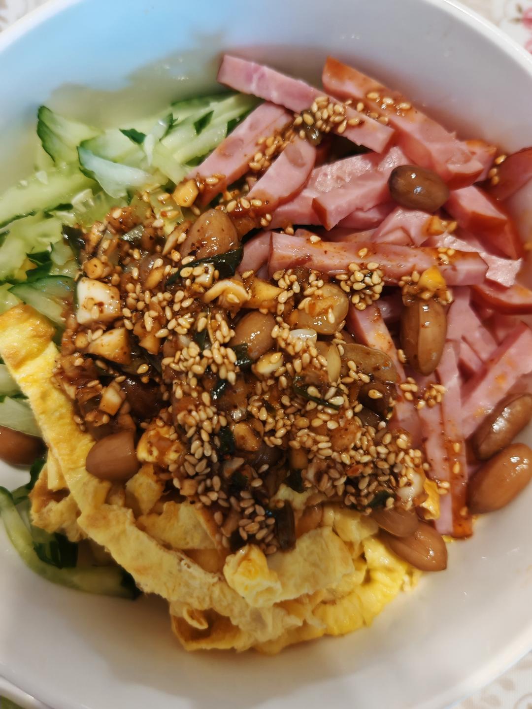 🍜三丝凉面🆒颜值冷面❤️夏日好食